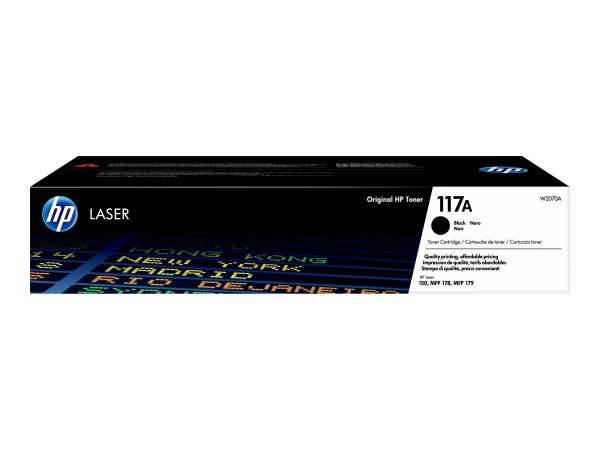 HP 117A - Schwarz - Original - Tonerpatrone (W2070A) - für Color Laser 150a, 150nw, MFP 178nw, MFP 178nwg, MFP 179fnw, MFP 179fwg