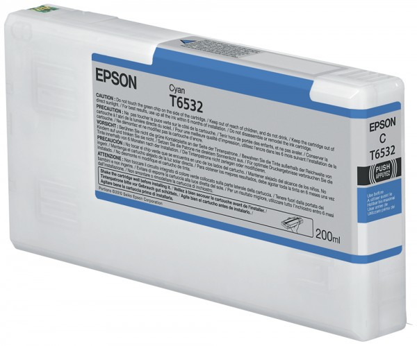 Epson Tinte C13T653200 T6532 cyan 200 ml 1 Stück