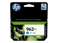 HP 963XL - 22.77 ml - Hohe Ergiebigkeit - Cyan - original - Tintenpatrone - für Officejet 9012; Officejet Pro 90XX