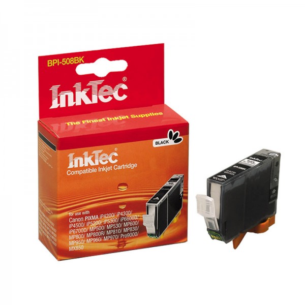 InkTec Tinte kompatibel zu Canon 0620B001 CLI-8 BK schwarz 420 Seiten 13 ml Dye based 1 Stück