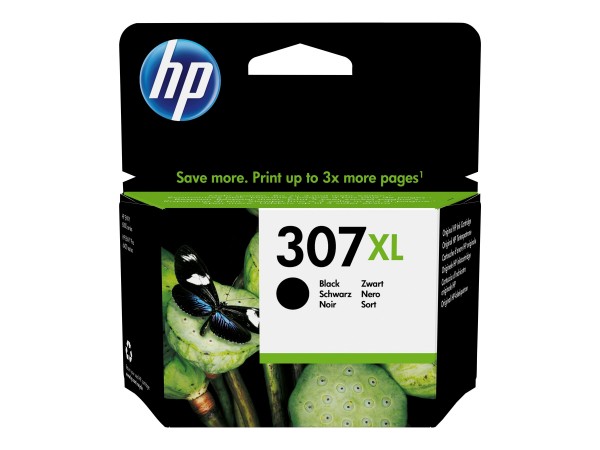 HP 307XL - 10.95 ml - Besonders hohe Ergiebigkeit - Schwarz - Original - Tintenpatrone - für Envy 60XX, 6420; ENVY Pro 64XX