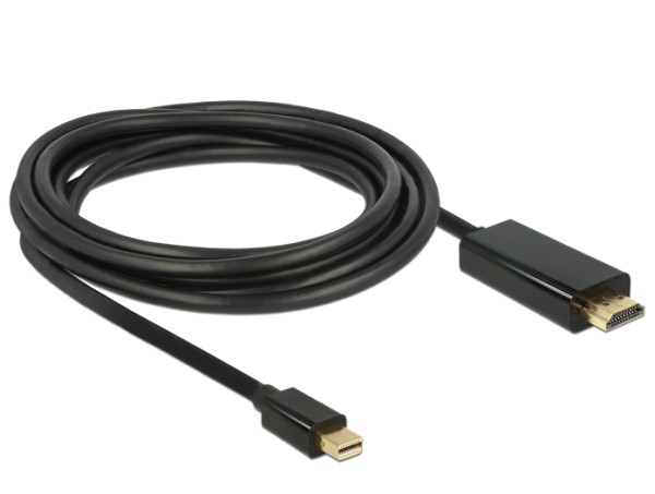 DeLOCK High Speed HDMI - Video- / Audiokabel - Mini DisplayPort (M) bis HDMI (M) - 2 m - Schwarz - 1080p-Unterstützung