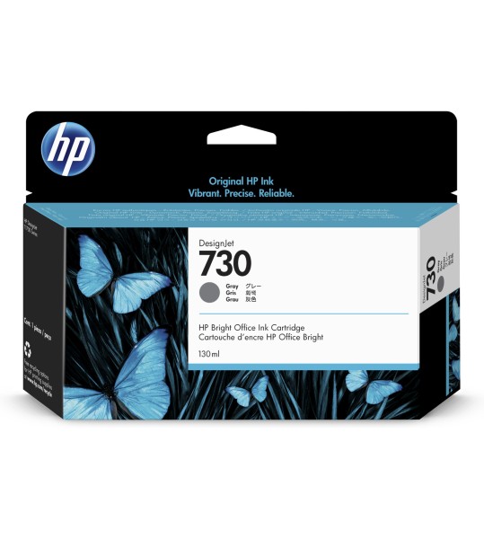 HP Tinte P2V66A 730 grau 130 ml 1 Stück