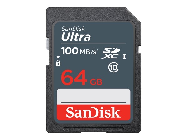 SanDisk Ultra - Flash-Speicherkarte - 64 GB - Class 10 - SDXC UHS-I - SDSDUNR-064G-GN3IN