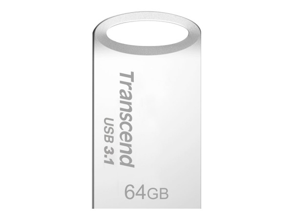 Transcend JetFlash 710 - USB-Flash-Laufwerk - 64 GB - USB 3.1 - Silber
