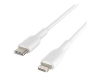 Belkin BOOST CHARGE - Lightning-Kabel - USB-C (M) bis Lightning (M) - 1 m - Weiß - CAA003BT1MWH