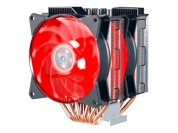 CoolerMaster MasterAir MA620P - Prozessor-Luftkühler - (für: LGA775, LGA1156, AM2, AM2+, LGA1366, AM3, LGA1155, AM3+, LGA2011, FM1, FM2, LGA1150, FM2+, LGA2011-3, LGA1151, AM4, LGA2066, LGA1200) - Aluminium - 120 mm