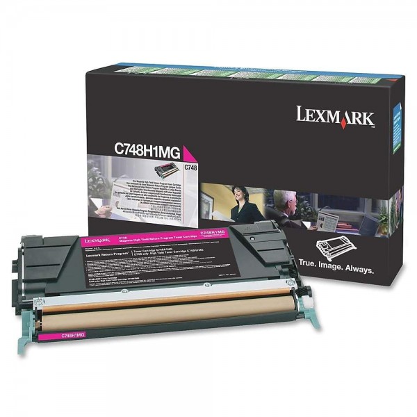 Lexmark Toner C748H1MG magenta 10.000 Seiten Große Füllmenge 1 Stück