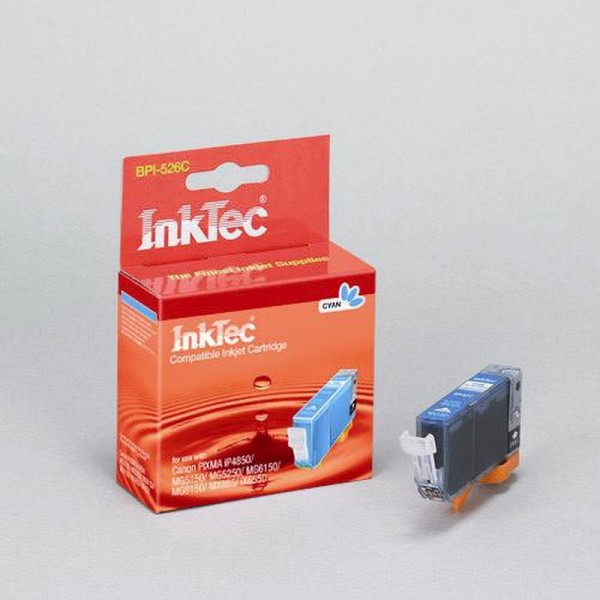 InkTec Tinte kompatibel zu Canon 4541B001 CLI-526 C cyan 520 Seiten 9 ml 1 Stück