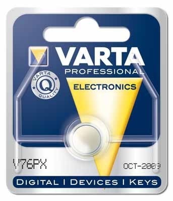 Varta Knopfbatterie SR44 180 mAh 1,55V 1er Blister Silberoxid 04176101401 V357