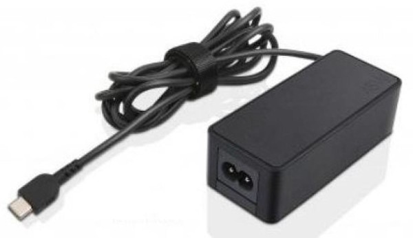 Lenovo 45W Standard AC Adapter (USB Type-C) - Netzteil - Wechselstrom 100-240 V - 45 Watt - für Lenovo 100e (1st/2nd Gen); 14e; 14w; 300e (1st/2nd Gen); 500e (2nd Gen); ThinkBook 13s-IML; 14s-IML; ThinkPad 11e/Yoga (4th/5th Gen); A285; A485; E14; E15; E490/s; E495; E590; E595; L13/Yoga; L390/Yoga; P43s; P53s; T490/s; T495/s; T590; X1 Carbon (6th/7th Gen); X1 Yoga (3rd/4th Gen); X390/Yoga; X395