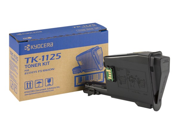 Kyocera TK 1125 - Schwarz - Original - Tonerpatrone - für Kyocera FS-1325MFP, FS-1325MFP/KL3; FS-1061DN, 1061DN/KL3