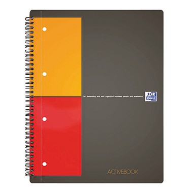 Oxford Collegeblock Activebook 100104329 DIN A4+ 80Blatt kariert