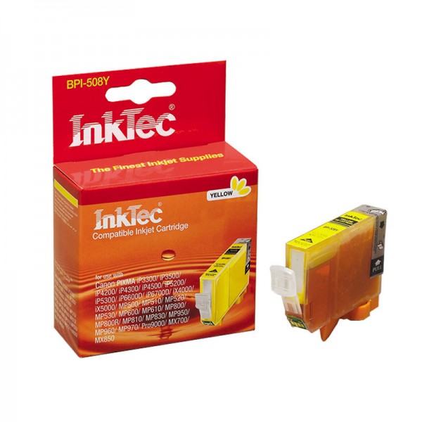 InkTec Tinte kompatibel zu Canon 0623B001 CLI-8Y gelb 420 Seiten 13 ml 1 Stück