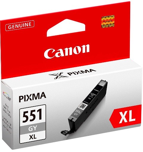 Canon CLI-551GY XL - Hohe Ergiebigkeit - Grau - Original - Tintenbehälter - für PIXMA iP8750, iX6850, MG5655, MG6350, MG6450, MG7150, MG7550