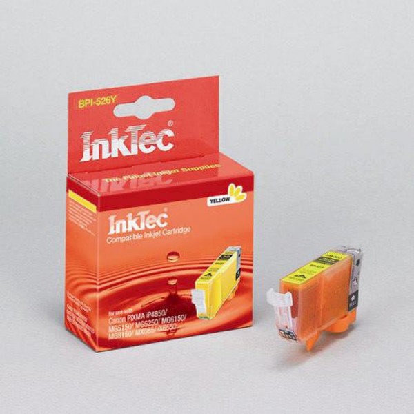 InkTec Tinte kompatibel zu Canon 4543B001 CLI-526 Y gelb 520 Seiten 9 ml 1 Stück