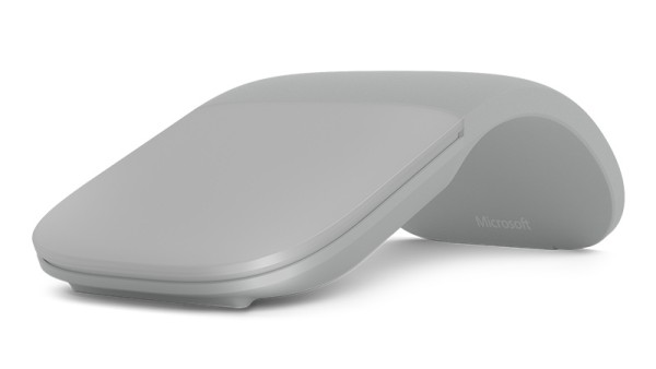 Microsoft Surface Arc Maus - Maus - optisch - 2 Tasten - kabellos - Bluetooth 4.1 - Hellgrau - kommerziell