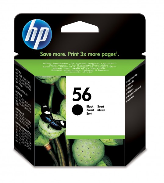 HP Tinte C6656AE 56 schwarz 520 Seiten 19 ml 1 Stück