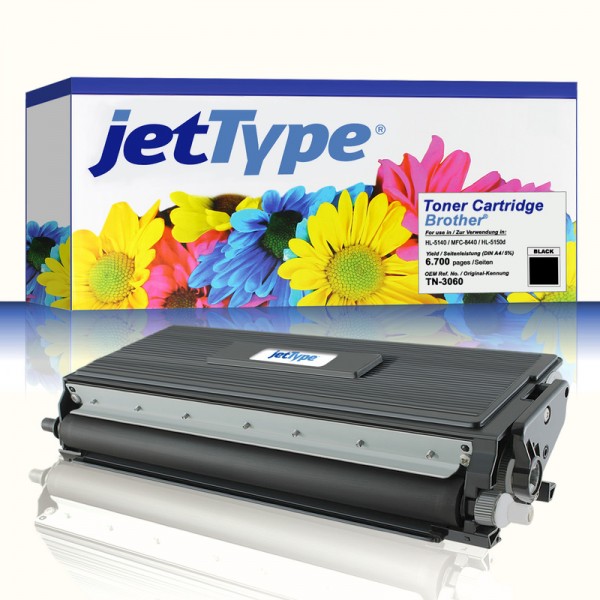 jetType Toner kompatibel zu Brother TN-3060 schwarz 6.700 Seiten 1 Stück