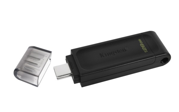 Kingston DataTraveler 70 - USB-Flash-Laufwerk - 128 GB - USB-C 3.2 Gen 1