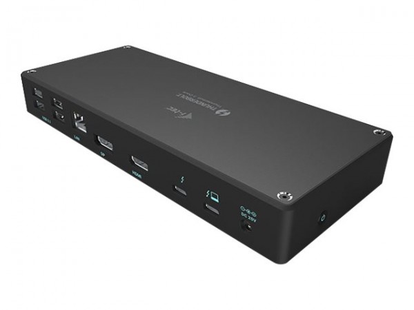 i-Tec Thunderbolt 3 3x Display Docking Station + Power Delivery 96W - Dockingstation - USB-C 3.1 / Thunderbolt 3 - HDMI, DP - GigE