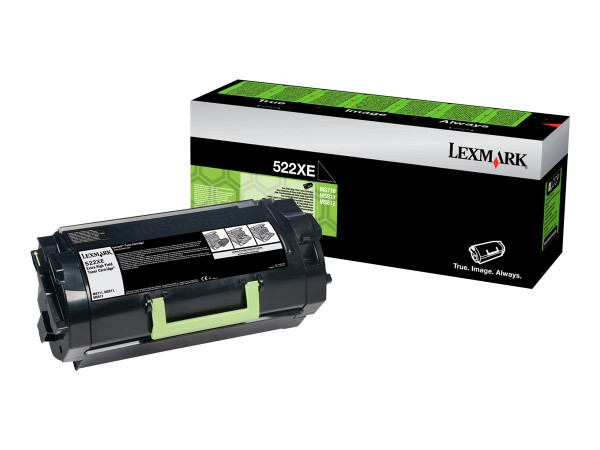 Lexmark Toner 52D2X0E 522XE Schwarz 45.000 Seiten Große Füllmenge 1 Stück