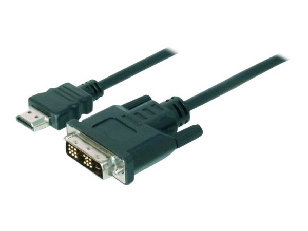 ASSMANN - Videokabel - DVI-D männlich bis HDMI männlich - 2 m - Doppelisolierung - Schwarz