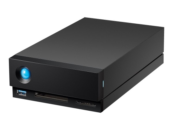 LaCie 1big Dock STHS16000800 - Festplatten-Array - 16 TB - 1 Schächte (SATA-600) - HDD 16 TB x 1 - USB 3.1, Thunderbolt 3 (extern) - mit 5 Jahre Servicevertrag für Datenwiederherstellung