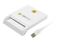 Techly Compact - SmartCard-Leser/-Schreiber - USB 2.0 - weiß