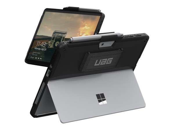 Urban Armor Gear UAG Rugged Case for Microsoft Surface Go/2 w/Handstrap - 31107H114040