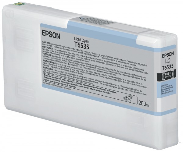 Epson Tinte C13T653500 T6535 Hell Cyan 200 ml 1 Stück