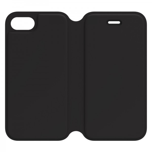 OtterBox Strada Series - Flip-Hülle für Mobiltelefon - Polyurethan, Polycarbonat, Kunstfaser - Schwarz - für Apple iPhone 6, 6s, 7, 8, SE (2. Generation), SE (3rd generation)